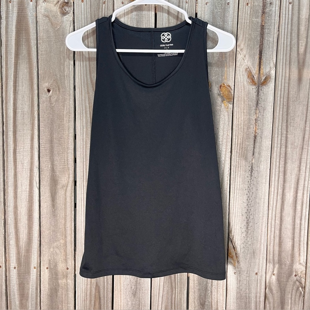 Imperfect tank top small black workout top black tank top gym top running walk
